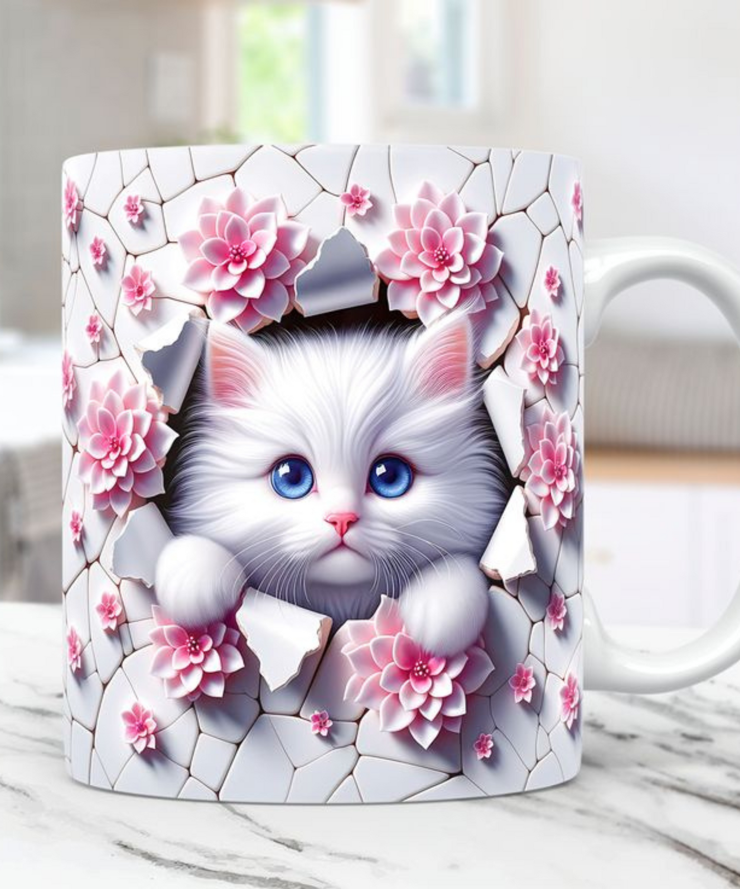 Cute Cat Mug Drinkware – The Purr-fect Gift for Cat Lovers!